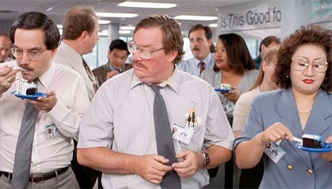 Get fat like the losers around you who don't care.