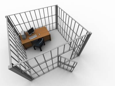 You stay productive in your jail cell